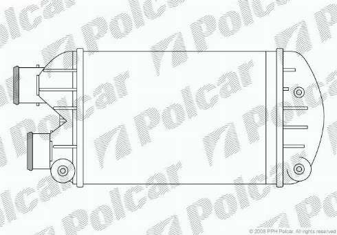 Polcar 3018J8-1 - Интеркулер autocars.com.ua