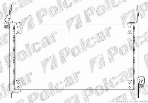 Polcar 3018K85X - Конденсатор, кондиціонер autocars.com.ua