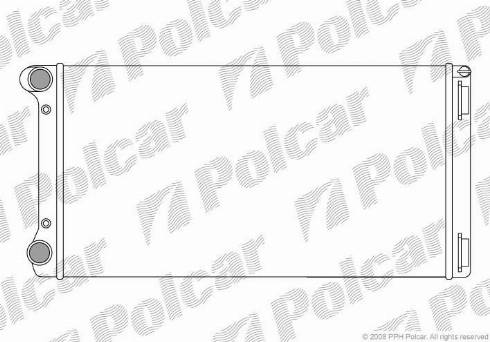 Polcar 302208-2 - Радиатор, охлаждение двигателя autodnr.net