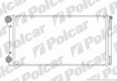 Polcar 302208-4 - Радіатор, охолодження двигуна autocars.com.ua