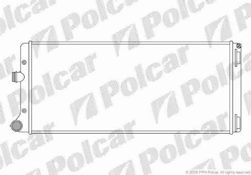 Polcar 302208-5 - Радіатор, охолодження двигуна autocars.com.ua