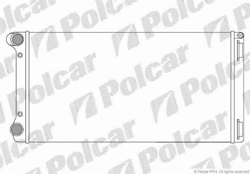 Polcar 302208A2 - Радиатор, охлаждение двигателя autodnr.net