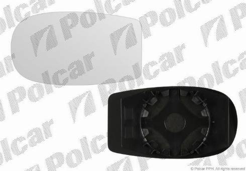 Polcar 3022543M - Дзеркальне скло, зовнішнє дзеркало autocars.com.ua