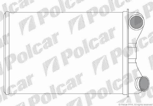 Polcar 3022N8-2 - Теплообменник, отопление салона avtokuzovplus.com.ua