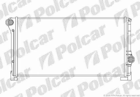 Polcar 302308-3 - Радіатор, охолодження двигуна autocars.com.ua