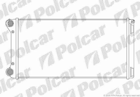 Polcar 3023084X - Радиатор, охлаждение двигателя autodnr.net