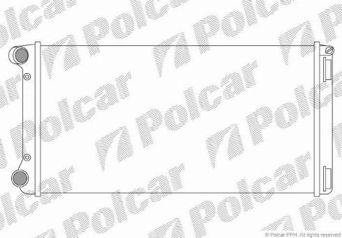 Polcar 302308A4 - Радиатор, охлаждение двигателя autodnr.net