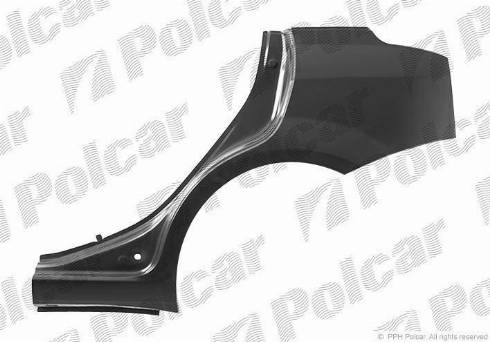 Polcar 302483-1 - Крило autocars.com.ua