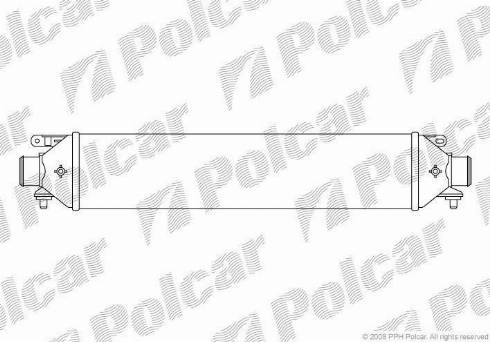 Polcar 3024J8-3 - Інтеркулер Fiat Doblo 1.6D-2.0D 10- autocars.com.ua
