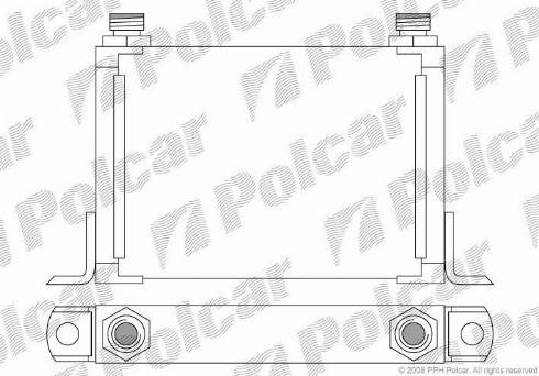 Polcar 3026L81X - Масляний радіатор, рухове масло autocars.com.ua