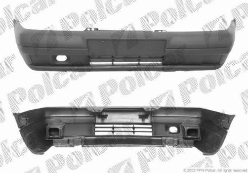 Polcar 302807 - Буфер, бампер autocars.com.ua