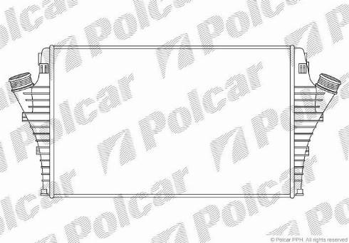 Polcar 3029J82X - Интеркулер autocars.com.ua