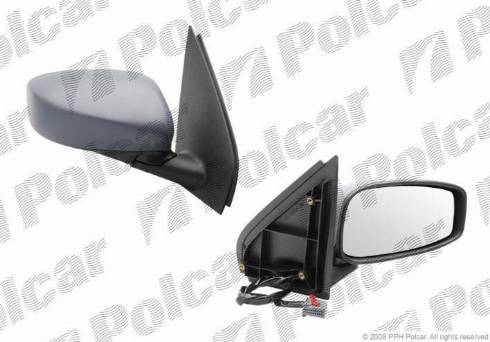 Polcar 3030525M - Зовнішнє дзеркало autocars.com.ua