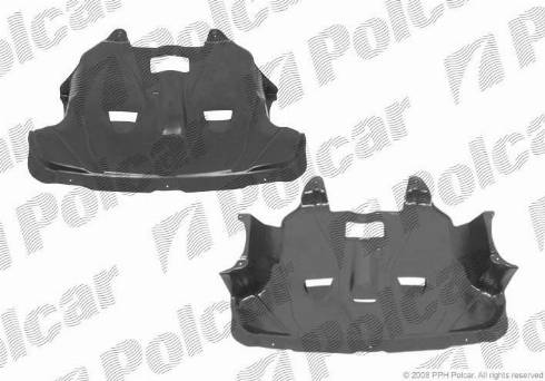 Polcar 304034-5 - Кожух двигуна autocars.com.ua