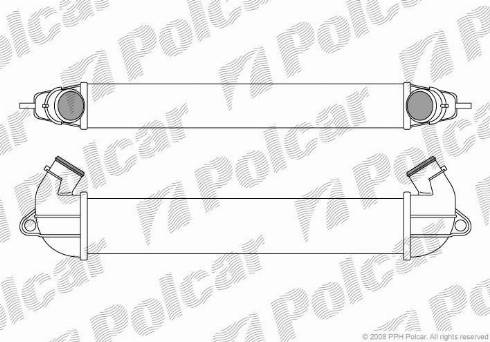 Polcar 3040J8-1 - Интеркулер autocars.com.ua