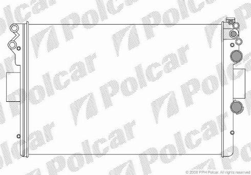 Polcar 3052081X - Радиатор, охлаждение двигателя autodnr.net