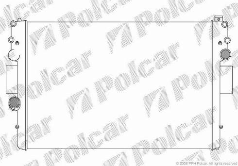 Polcar 3052084X - Радіатор, охолодження двигуна autocars.com.ua