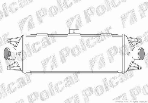 Polcar 3052J8-1 - Интеркулер, теплообменник турбины avtokuzovplus.com.ua