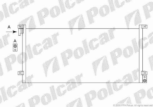 Polcar 3052K81X - Конденсатор, кондиціонер autocars.com.ua