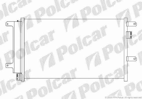 Polcar 3052K83X - Конденсатор, кондиціонер autocars.com.ua