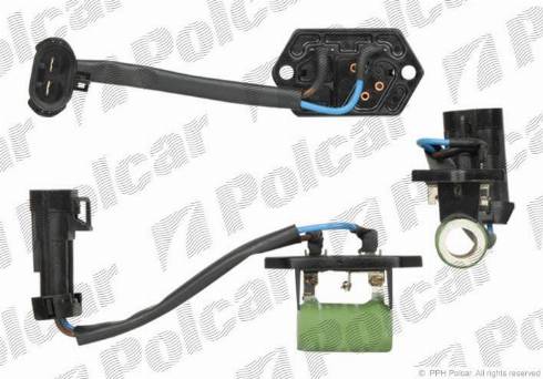 Polcar 3060KST-1 - Додатковий резистор, електромотор - вентилятор радіатора autocars.com.ua
