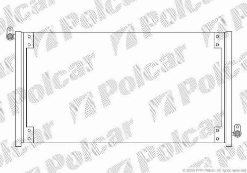 Polcar 3065K83X - Конденсатор, кондиціонер autocars.com.ua