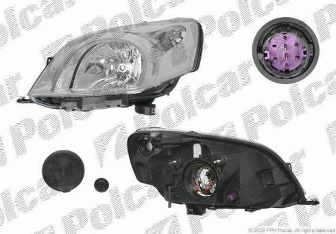 Polcar 308509-E - Основна фара autocars.com.ua