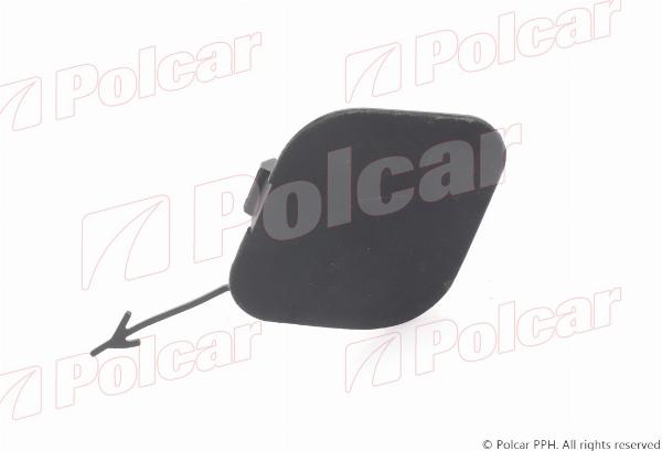 Polcar 30N10712 - Заслінка, буксирний гак autocars.com.ua