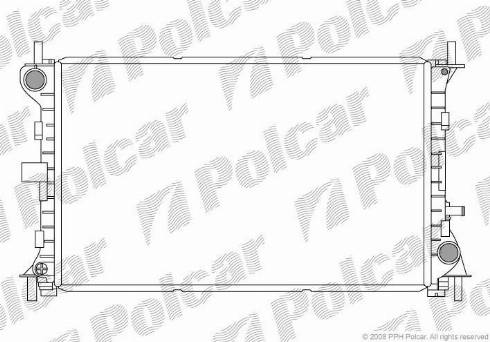 Polcar 3201084X - Радиатор, охлаждение двигателя avtokuzovplus.com.ua