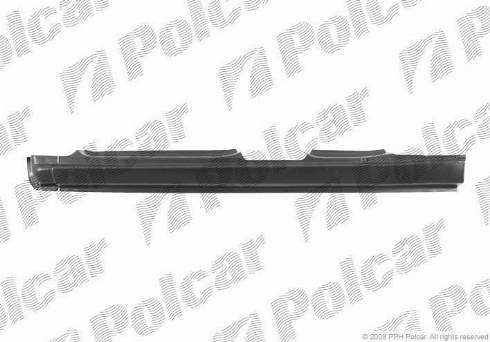 Polcar 320141-1 - Підніжка, накладка порога autocars.com.ua