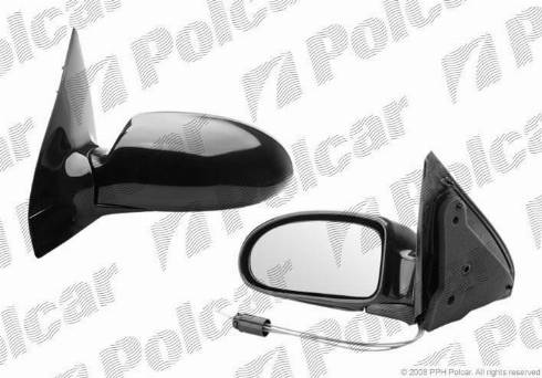 Polcar 3201511M - Зовнішнє дзеркало autocars.com.ua