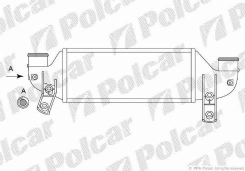 Polcar 3201J8-1 - Интеркулер autocars.com.ua