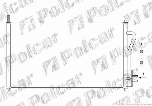 Polcar 3201K81X - Конденсатор кондиционера autodnr.net