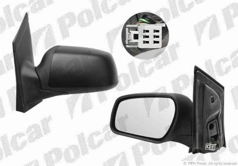 Polcar 3202514M - Зовнішнє дзеркало autocars.com.ua