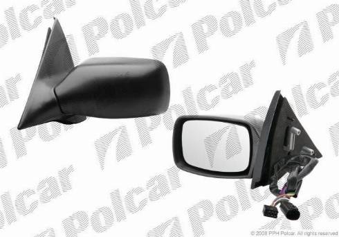 Polcar 3207524M - Зовнішнє дзеркало autocars.com.ua