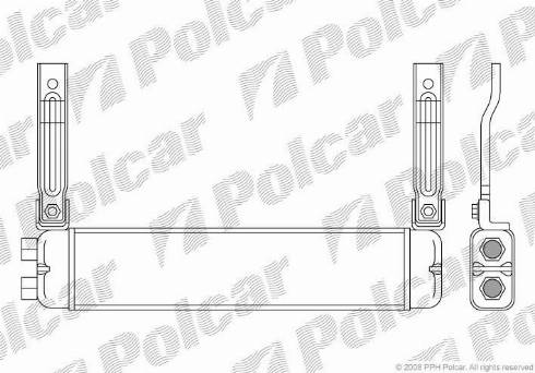 Polcar 3207L81X - Масляний радіатор, рухове масло autocars.com.ua