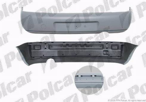 Polcar 321096-1 - Буфер, бампер autocars.com.ua