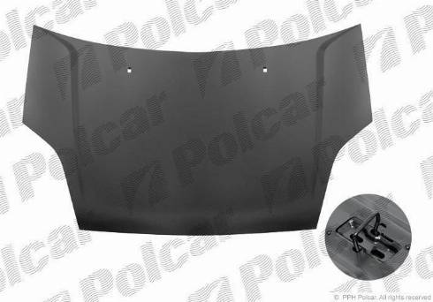 Polcar 321203 - Капот двигуна autocars.com.ua