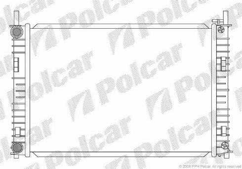 Polcar 321208-1 - Радиатор, охлаждение двигателя autodnr.net