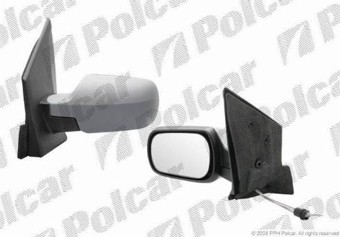 Polcar 3212512M - Зовнішнє дзеркало autocars.com.ua
