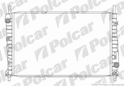 Polcar 321608A1 - Радіатор, охолодження двигуна autocars.com.ua