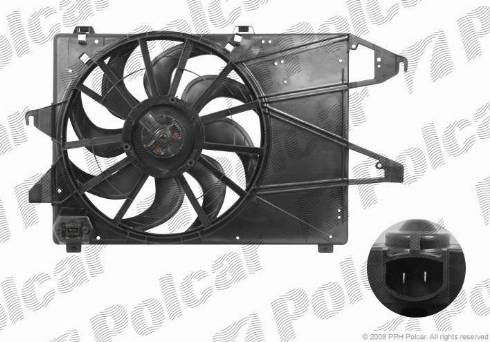 Polcar 321623W3 - Вентилятор, охолодження двигуна autocars.com.ua