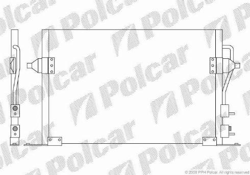 Polcar 3217K81X - Конденсатор кондиционера autodnr.net