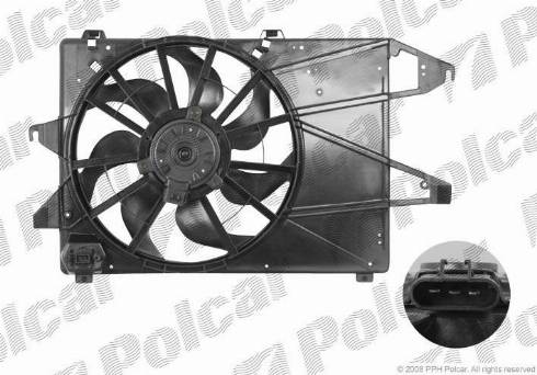Polcar 321823W2 - Вентилятор, охолодження двигуна autocars.com.ua