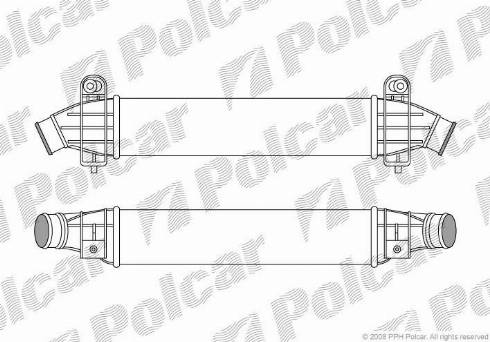 Polcar 3218J81X - Интеркулер autocars.com.ua