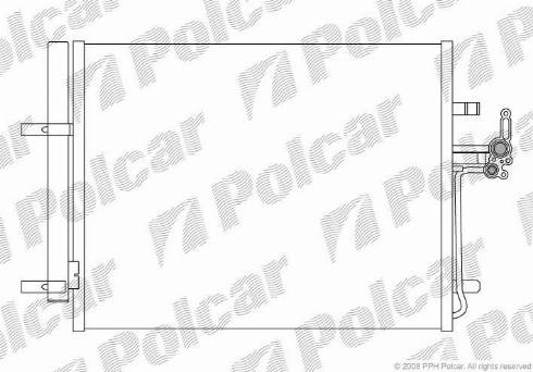Polcar 3219K81K - Конденсатор, кондиціонер autocars.com.ua