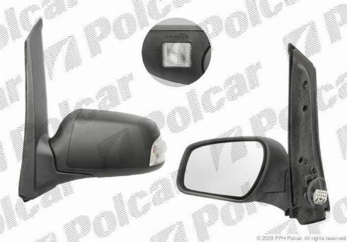 Polcar 3235516M - Зовнішнє дзеркало autocars.com.ua
