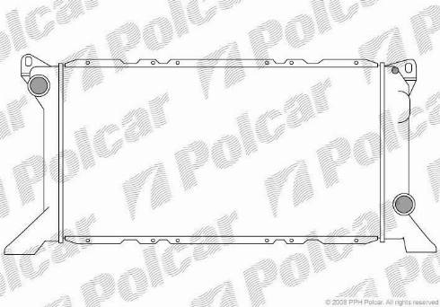 Polcar 324608A1 - Радіатор, охолодження двигуна autocars.com.ua