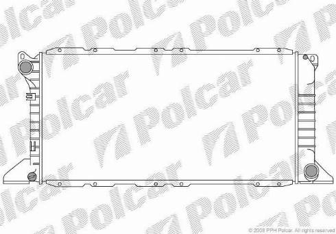 Polcar 324608-4 - Радіатор, охолодження двигуна autocars.com.ua