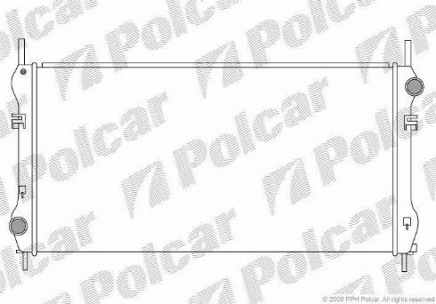 Polcar 324708-2 - Радиатор, охлаждение двигателя avtokuzovplus.com.ua